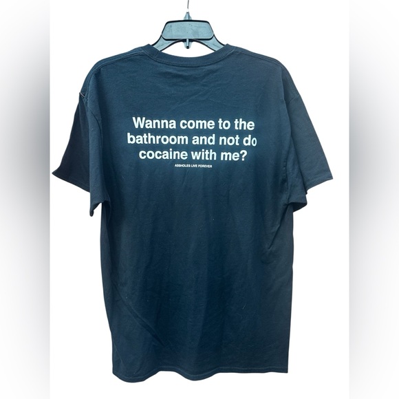 Assholes live forever Black short sleeve tshirt M - Picture 2 of 3